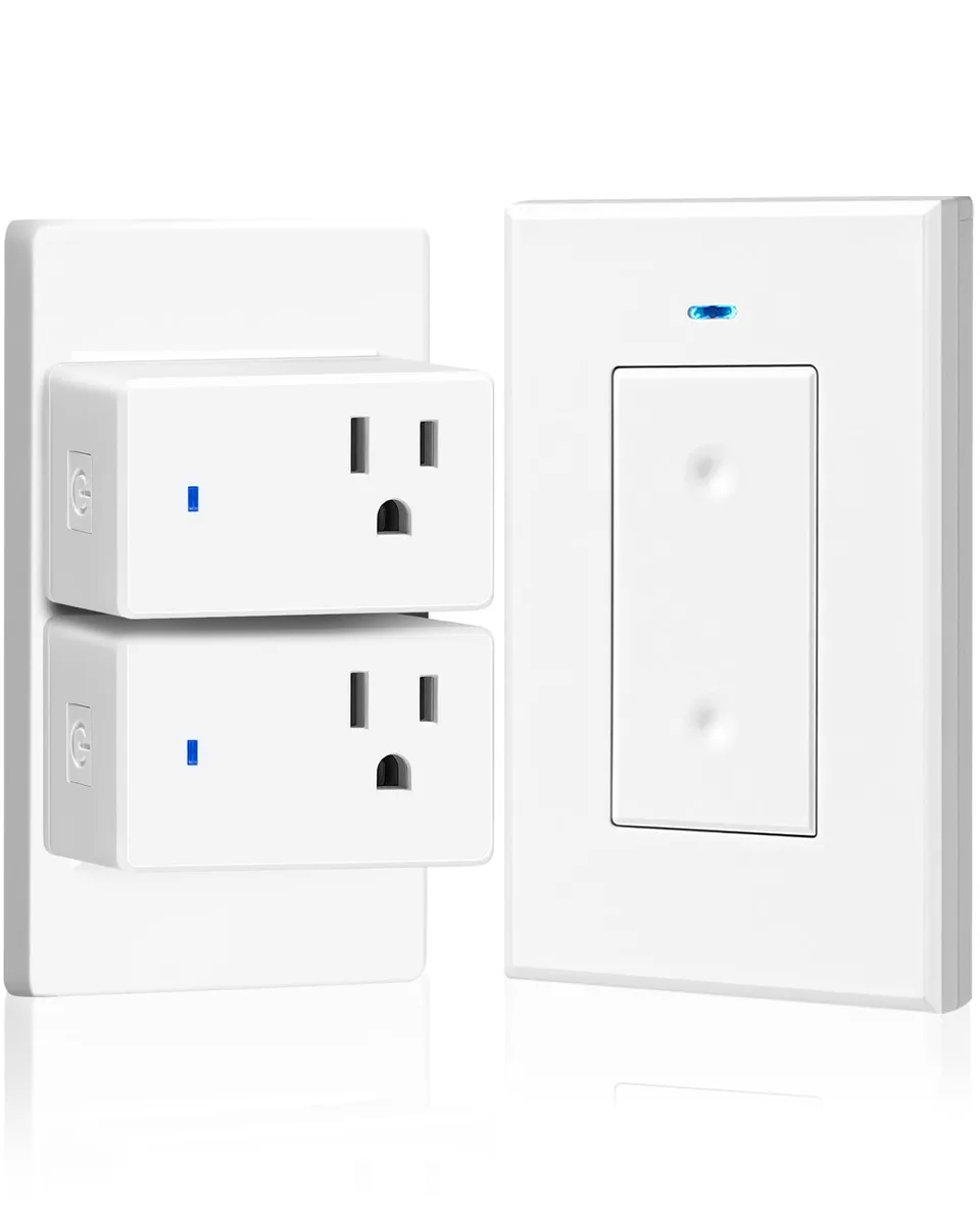 WILAWELS W08RC1206 Wireless Control Kit 1 Controller 2 Outlets 100ft — product photo
