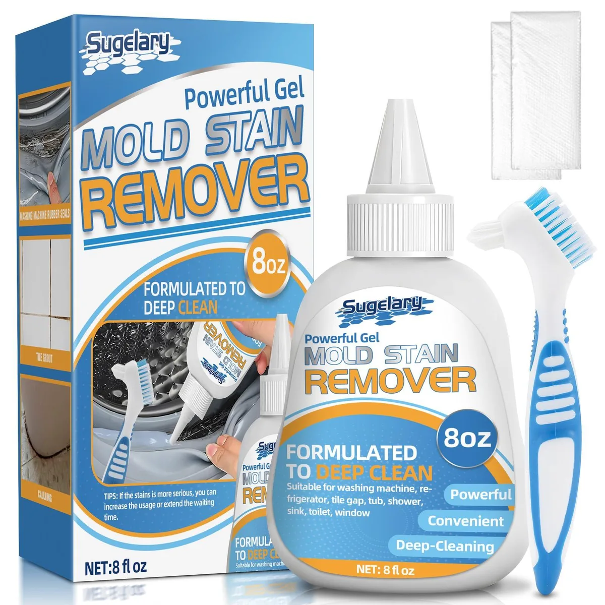  Sugelary BLK-1 Mold Stain Cleaner Gel 8 Fl oz — product photo
