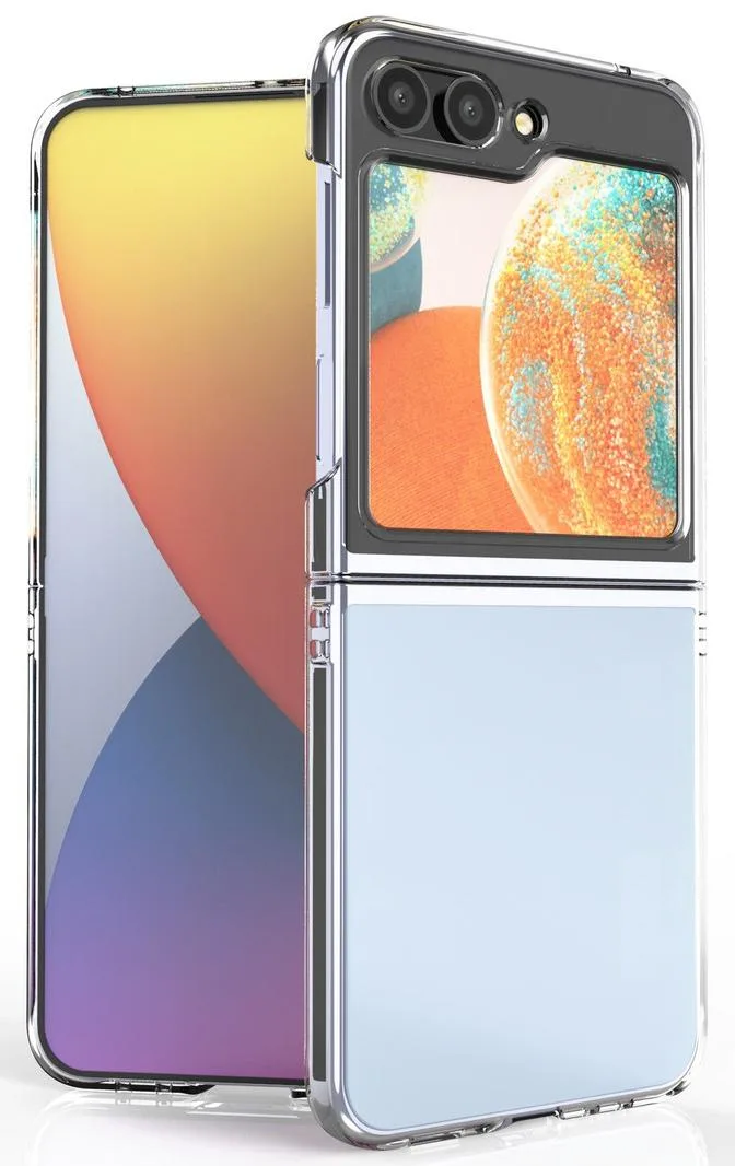Nakedcellphone Nakedcellphone AquaFlex Clear Case for Samsung Galaxy Z Flip 5 2023 — product photo