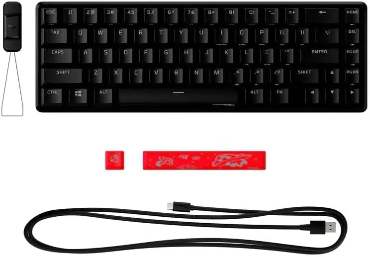 HyperX HyperX Alloy Origins 65 Mechanical Gaming Keyboard (Red Linear Fire Switches) 65% 67 keys — product photo