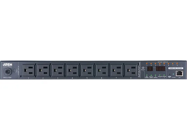 ATEN ATEN PE8108A Monitored 8-Outlet 15A/10A PDU — product photo