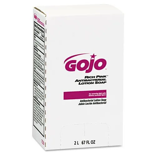 GOJO GOJO 7220 Antibacterial Lotion Soap Refill Floral 2000mL — product photo