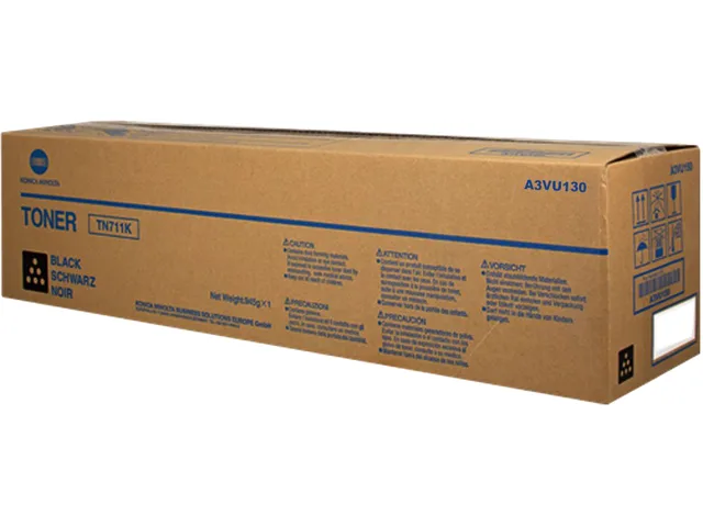 Konica Minolta Konica Minolta A3VU130 TN711K Black Toner Cartridge (Genuine) 47200 Pages — product photo