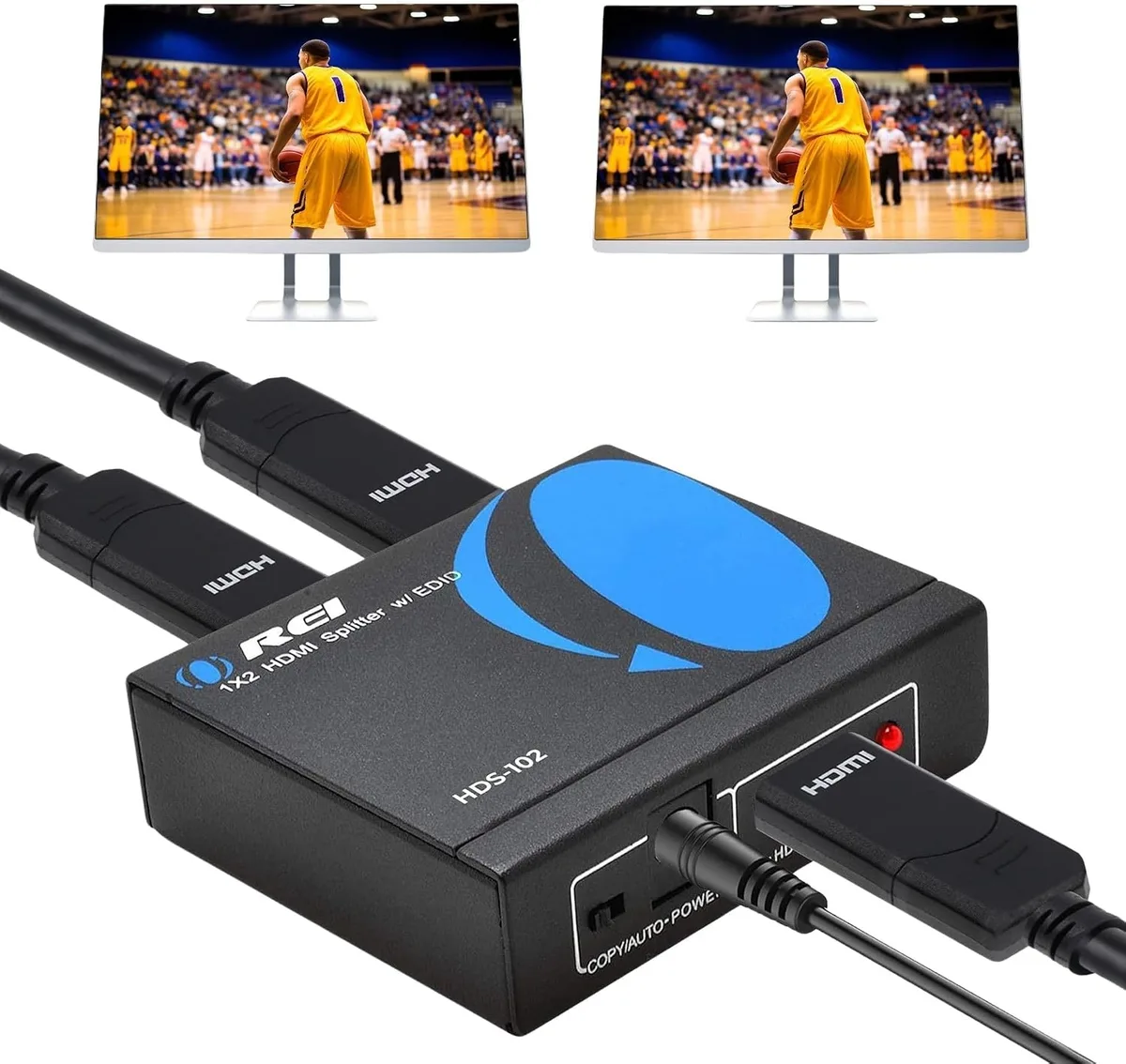 FLEANE FLEANE HDMI Splitter 1 in 2 out 4K 30Hz — product photo