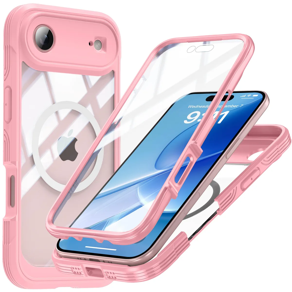 Werleo Werleo Magnetic Privacy Case for iPhone Air 6.5 inch Pink — product photo