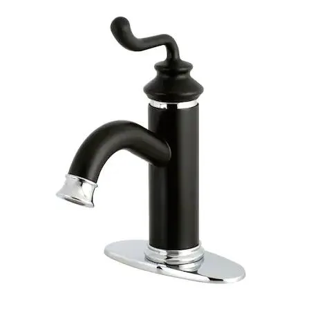 Fauceture Fauceture LS5417RL Royale Bath Faucet Black/Chrome — product photo