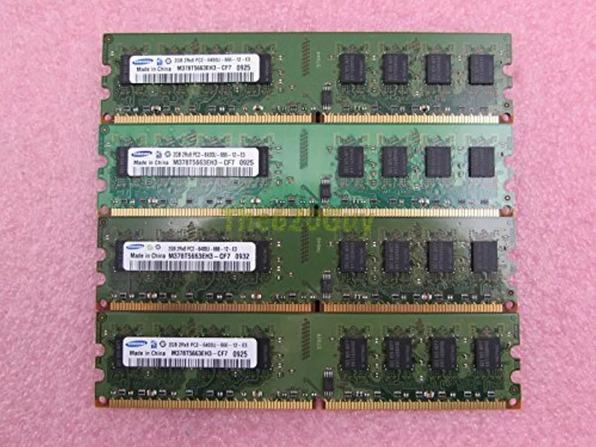 SAMSUNG SAMSUNG M378T5663EH3-CF7 8GB 4x2GB DDR2 800 CL6 desktop RAM — product photo