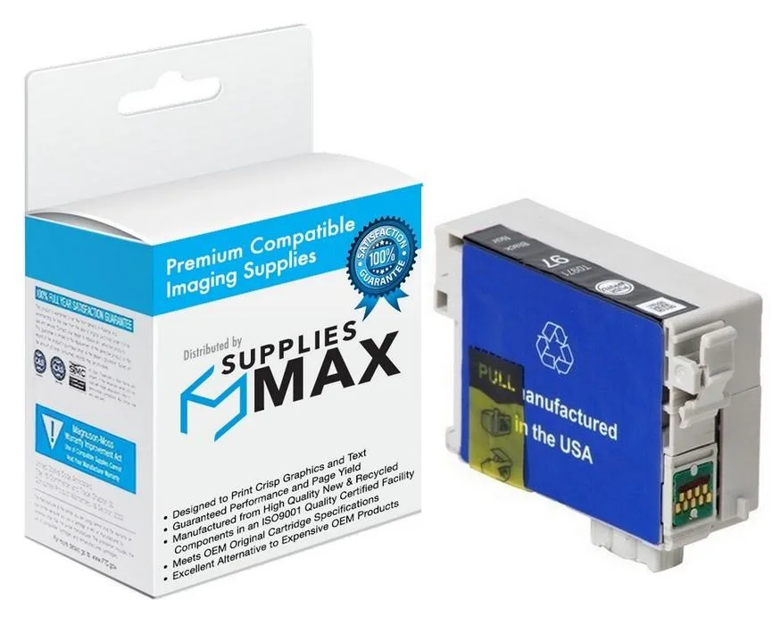 SuppliesMax SuppliesMax Epson T097120 Black Inkjet Cartridge 450 Pages — product photo