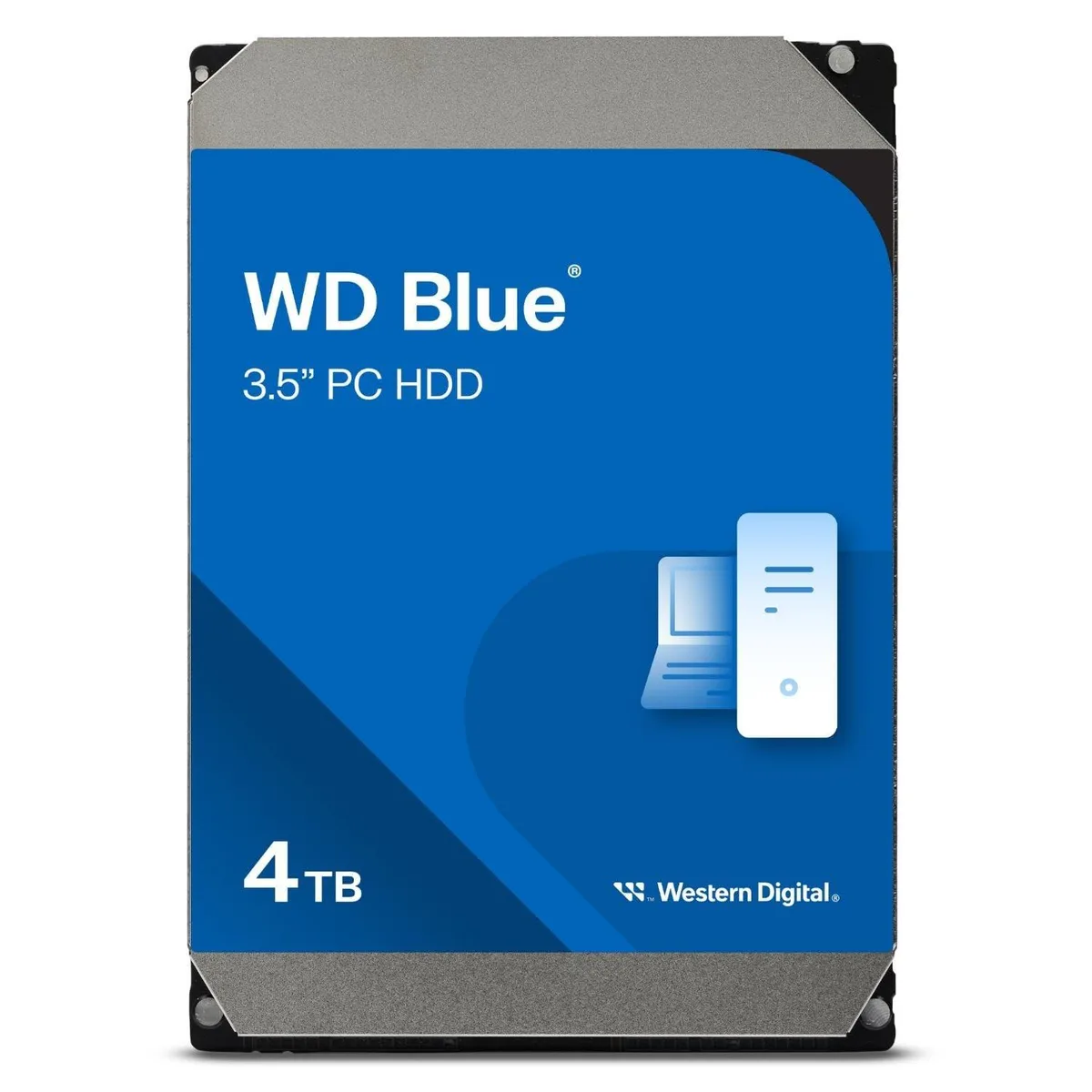 Western Digital Western Digital 4 TB 3.5" 5400 RPM 64 MB SATA 2 in 1 accessory — product photo