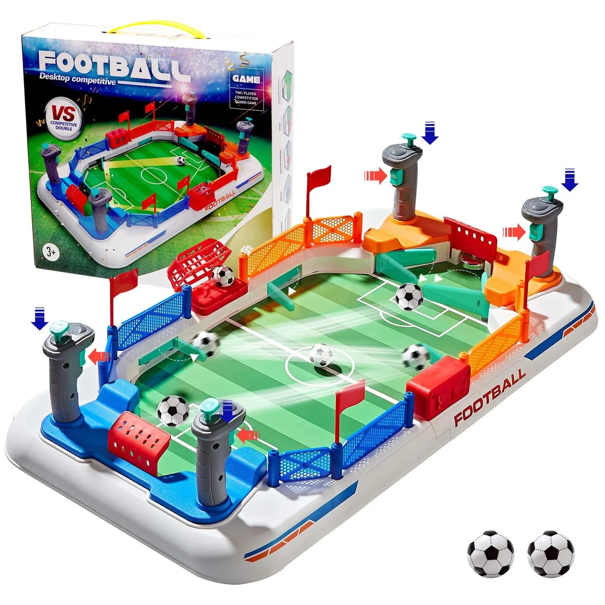  Worry Free Gadgets Mini Football Game 4 Flipper 20x11.8 — product photo