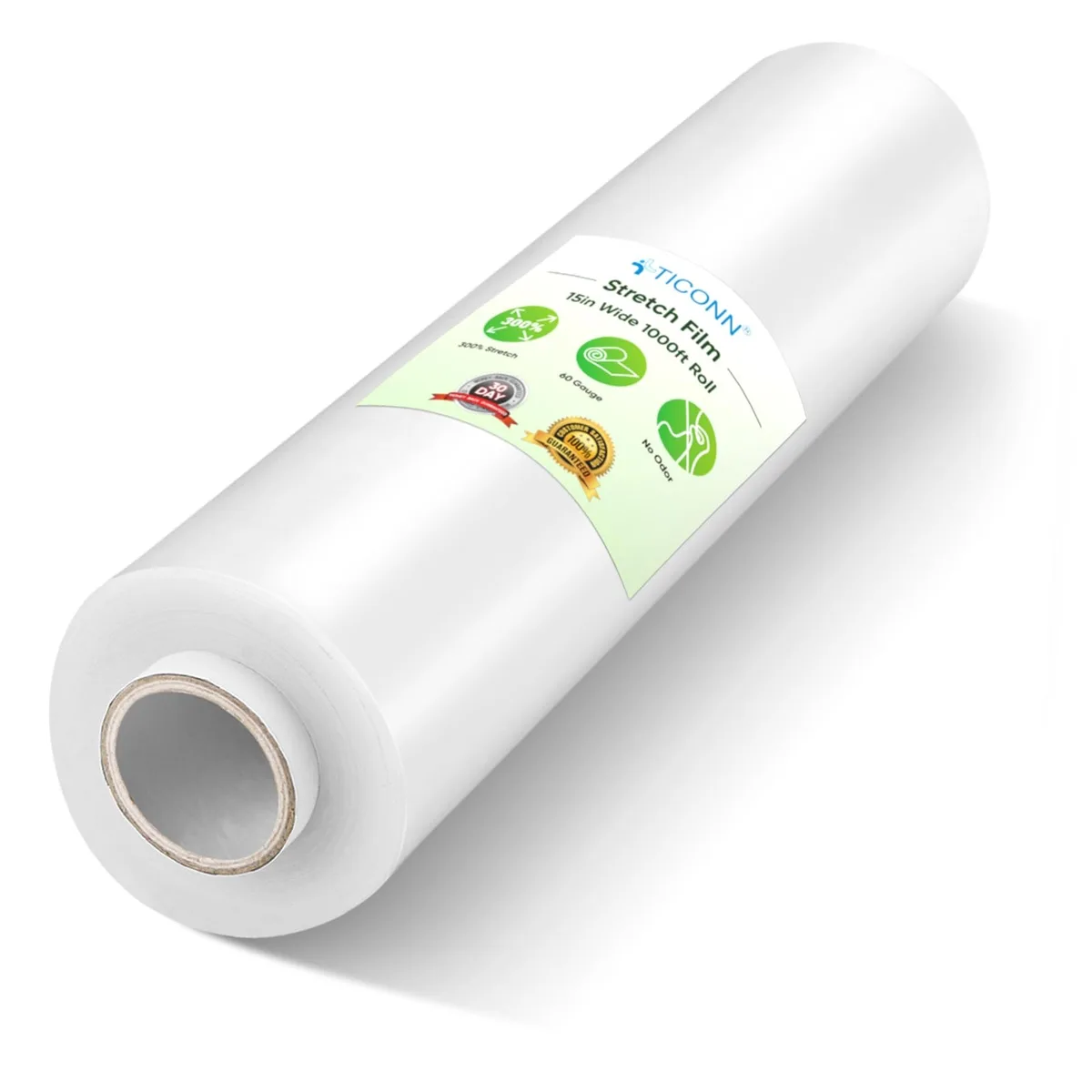  TICONN TICONN-2203 Stretch Wrap 15 in x 1000 ft mailing supply — product photo