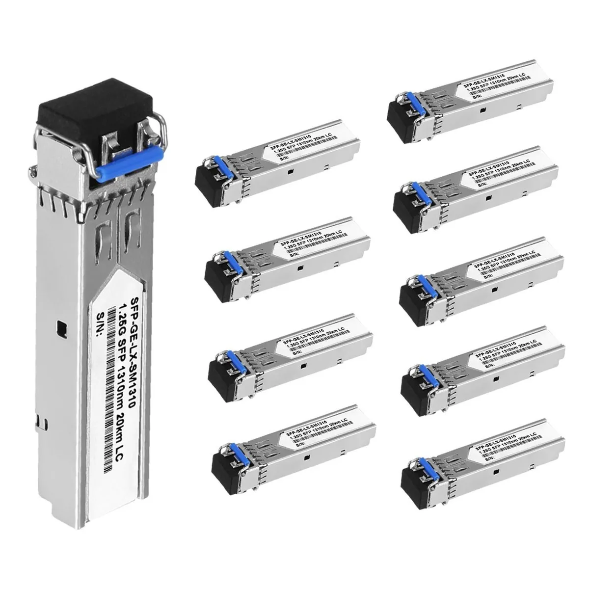 Adafruit Adafruit 10Pcs SFP Transceiver Module 1.25G LC Duplex 20km 1310nm 2 in 1 Accessories — product photo