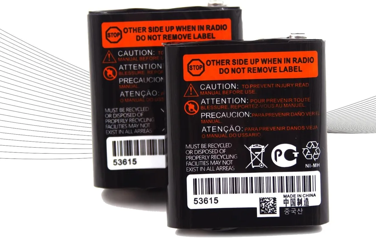 usbroway usbroway 3.6V 1000mAh Rechargeable Battery (2-Pack) — product photo