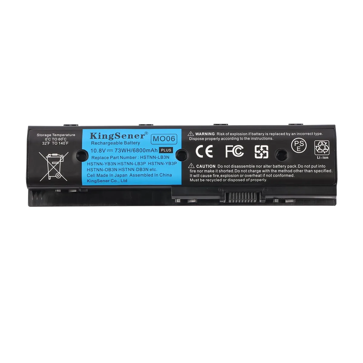 KingSener KingSener MO06 6800mAh 10.8V laptop battery DV4-5004TX 5003TX 5006TX 5209TX 5215TX — product photo