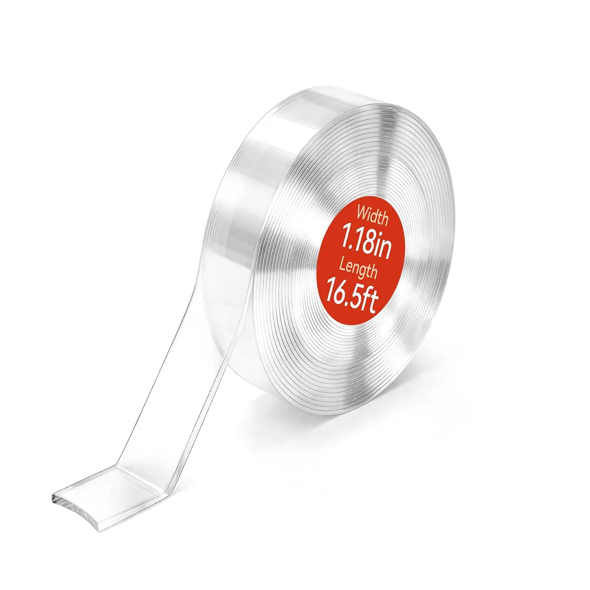 Comix Double Sided Tape Heavy Duty 1.18" x 197" (16.4ft) Removable Washable Nano Tape — product photo