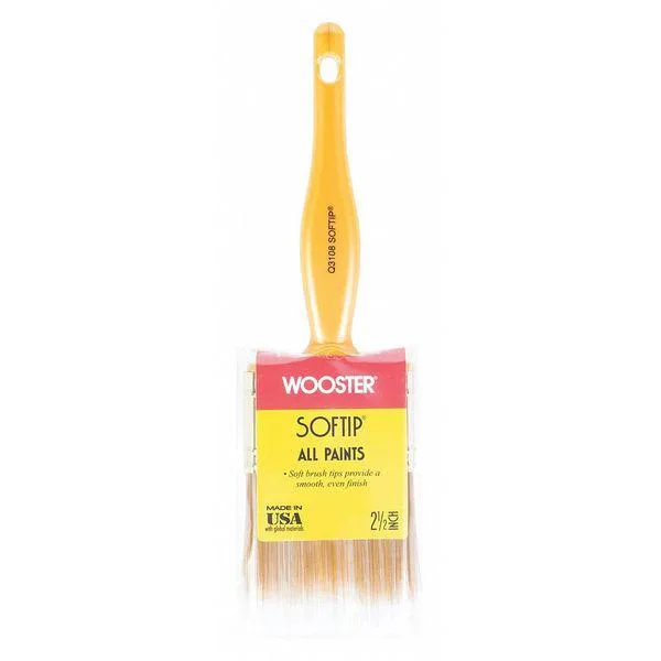 Wooster Brush Company Wooster Brush Company Q3108-2 1/2 2-1/2" Trim/Wall Soft Synthetic Bristle Paint Brush — product photo