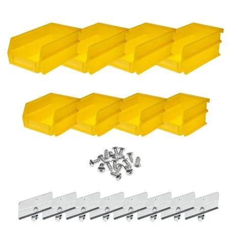 TRITON PRODUCTS LLC TRITON PRODUCTS LLC 028-Y Polypropylene Bin Kit Yellow 8 pcs — product photo