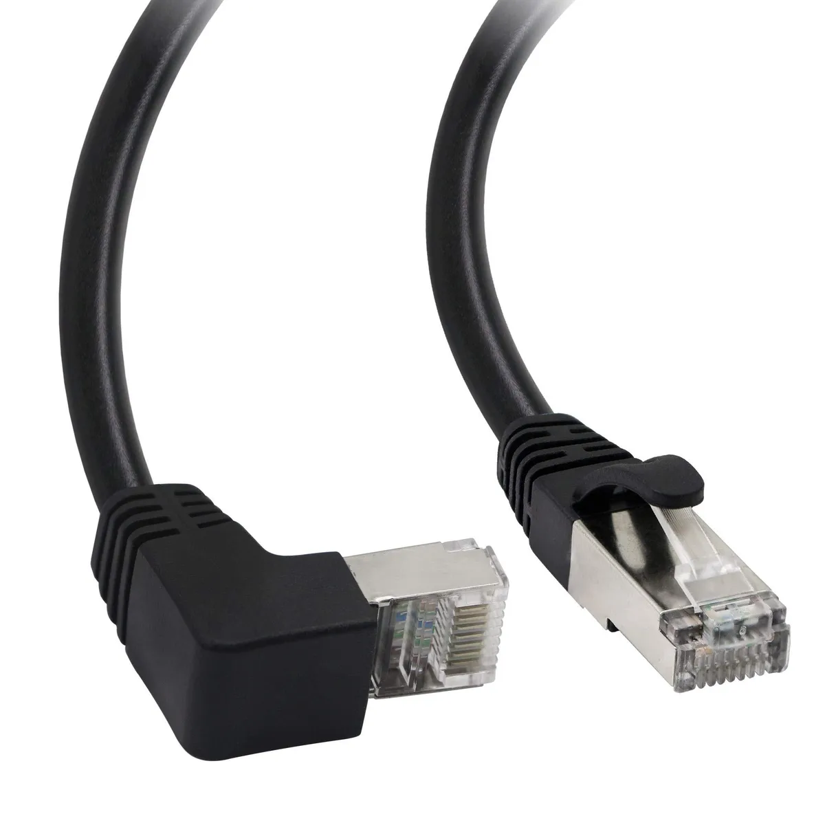 BUCIER BUCIER Cat5 Ethernet Cable 90° Angle UP 1.5FT — product photo