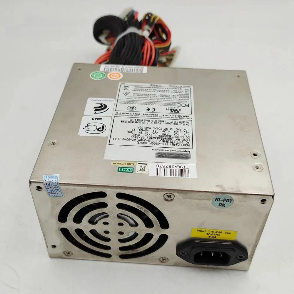 KHACHIMO KHACHIMO HP2-6500P Zippy Emacs ATX Power Supply 500W — product photo
