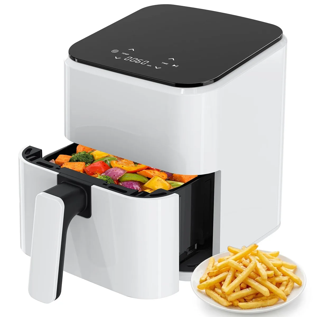  NutriChef OLIXIS 3QT Air Fryer 1.6 L White 800 W — product photo