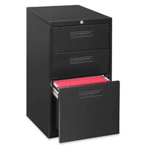 Lorell Lorell 67737 mobile pedestal box/box/file 15x22x27 black office furniture — 제품 사진