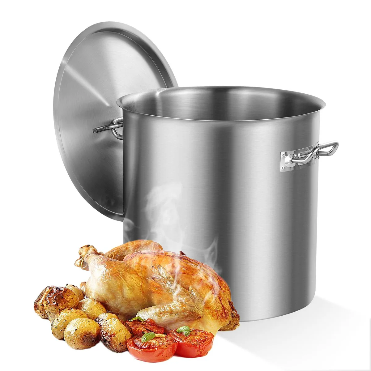 VEVOR VEVOR Stainless Steel Stockpot 53 QT 50.1 L SP53QT404003D — product photo