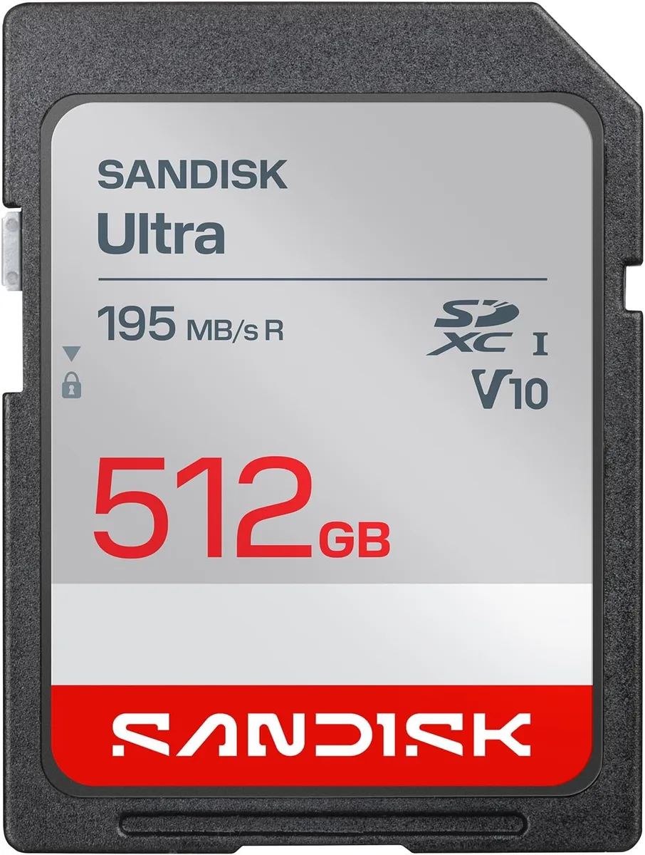 SanDisk SanDisk Ultra 512GB SDXC UHS-I memory card SDSDUVQ-512G-GN6IN — product photo