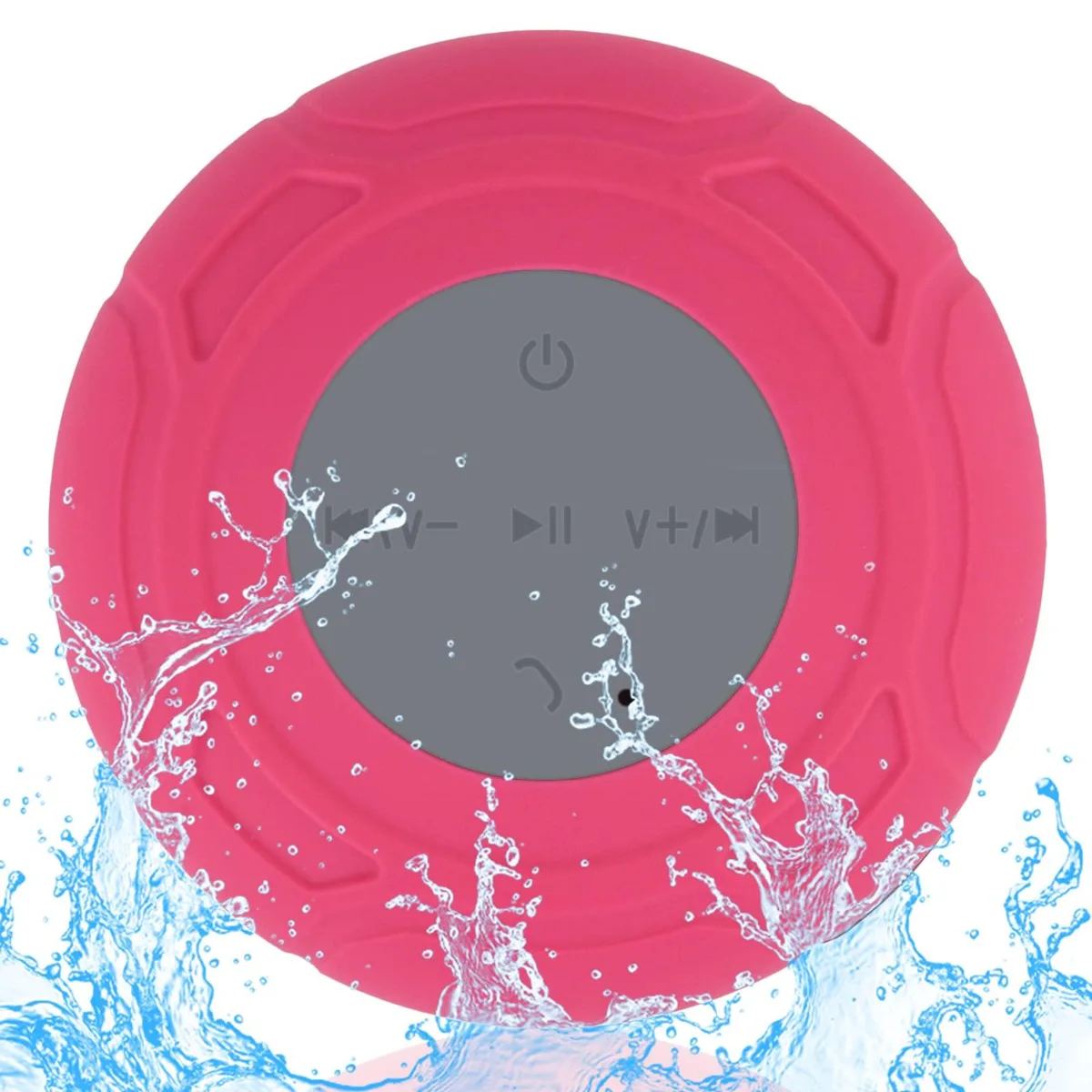 No Sew No Sew Red Bluetooth Shower Speaker 3 W 6 h 85 mm 180 g — product photo