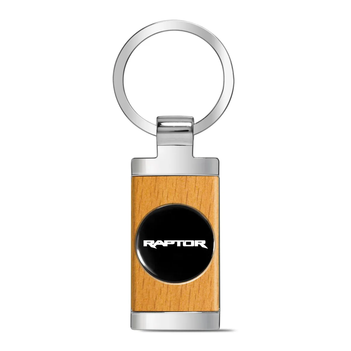 iPick Image, LLC iPick Image, LLC Ford F-150 Raptor Black Maple Wood Chrome Key Chain — product photo