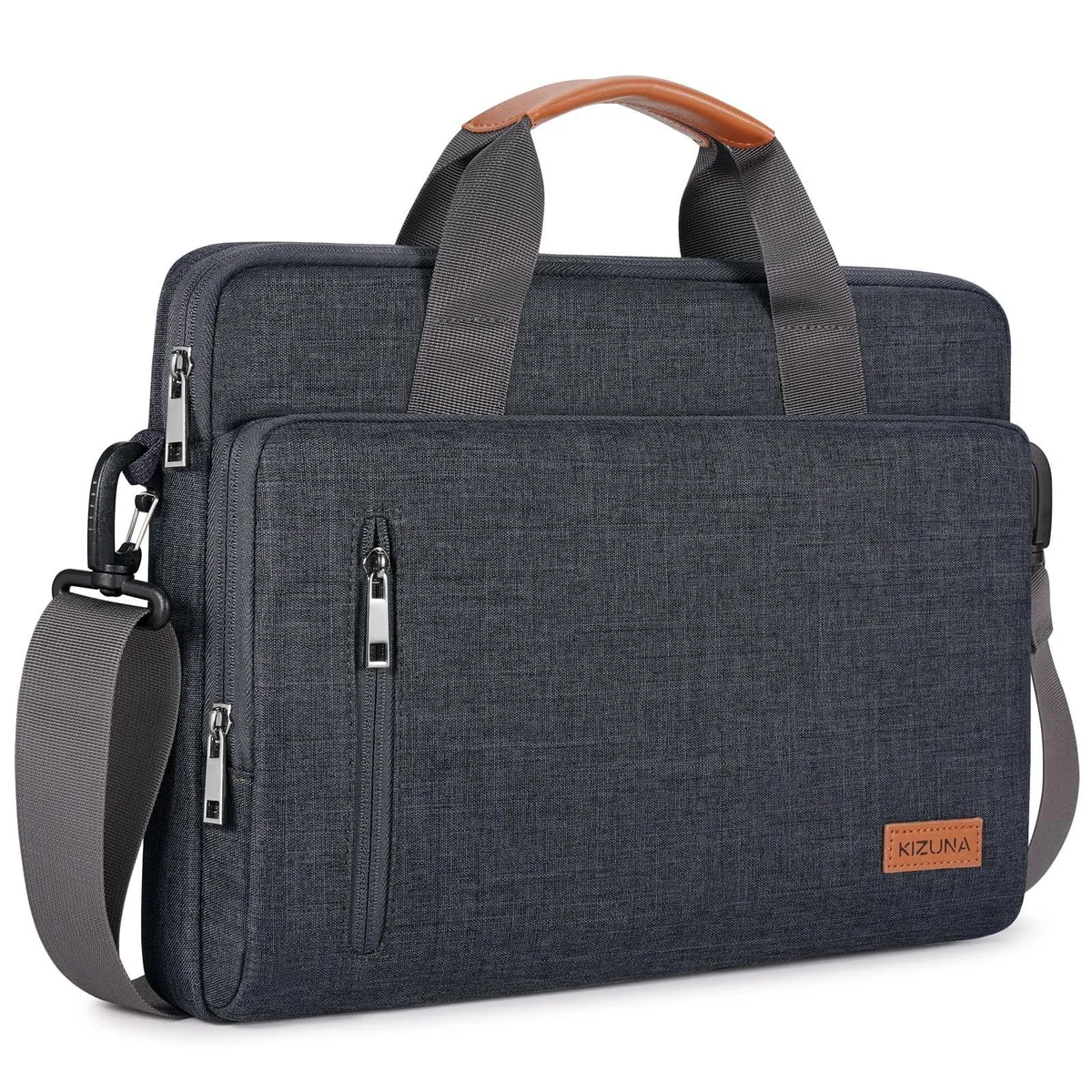 V2 Technologies V2 Technologies 17 inch laptop bag 2 in 1 accessory Dark Grey — product photo