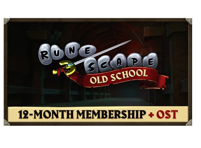 Jagex Ltd. Jagex Ltd. 76674 Old School RuneScape 12-Month Membership + OST downloadable game — product photo