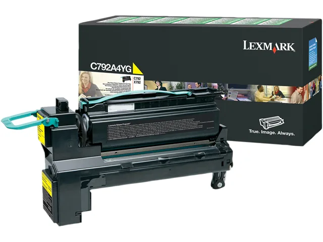Lexmark Lexmark C792A4YG Yellow Toner Cartridge 6000 Page — product photo