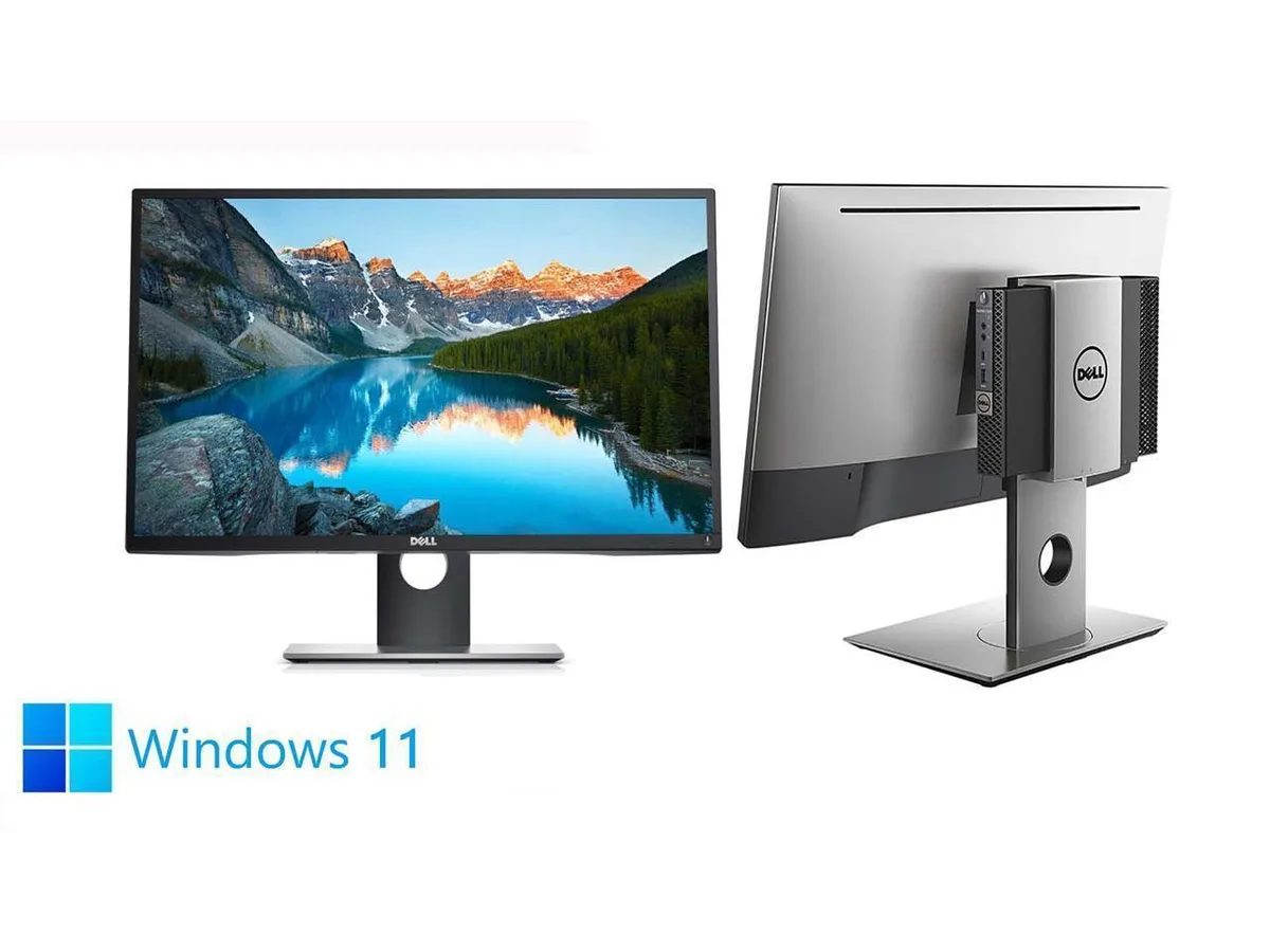 DELL DELL OptiPlex 3060 Micro All-in-One PC i7-8700T 2.4 GHz 8 GB 512 GB SSD 22" 1920 x 1080 Windows 11 Pro — product photo