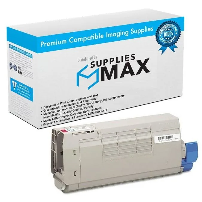 SuppliesMax SuppliesMax Compatible Magenta Toner Cartridge TYPE 16 11500 Pages 44318602 — product photo