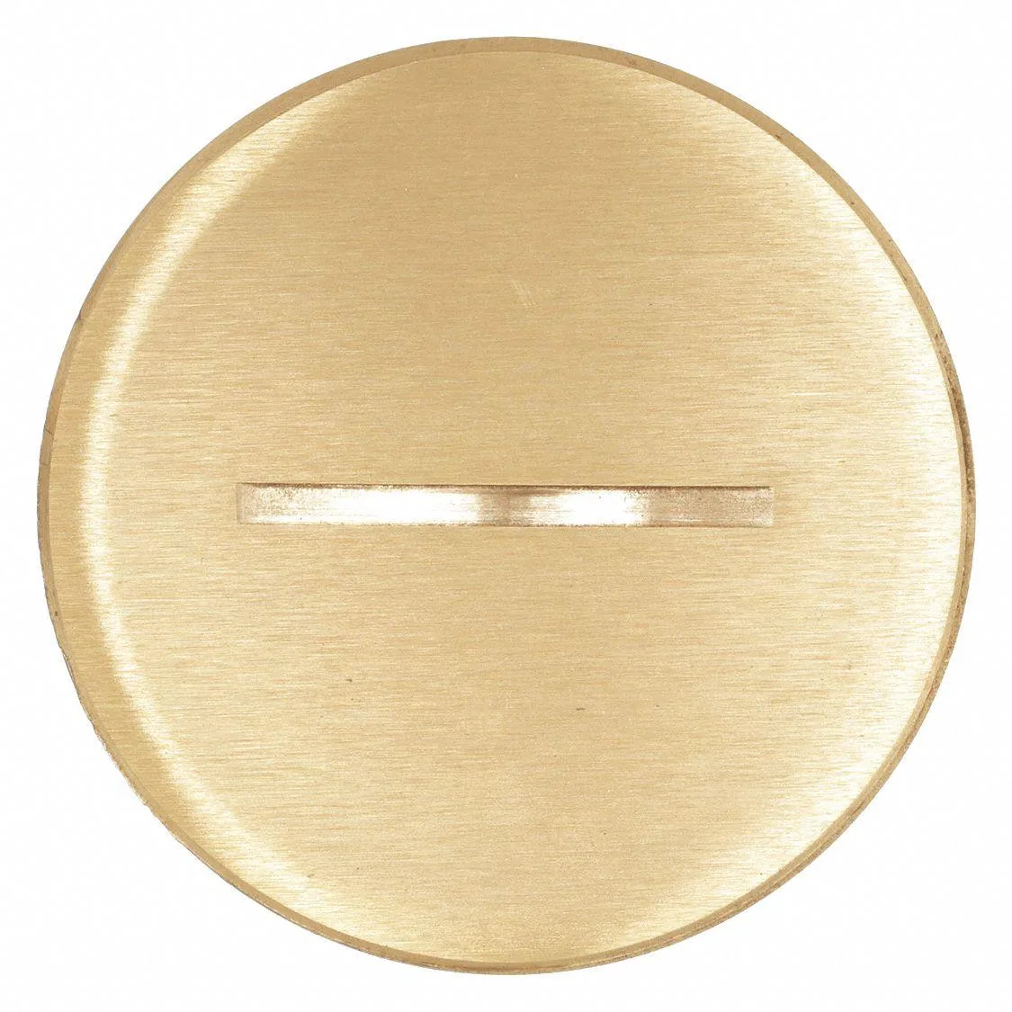 Hubbell Incorporated Hubbell Incorporated S5020 Box Cover 1 Gang Brass Flush video accessory — product photo