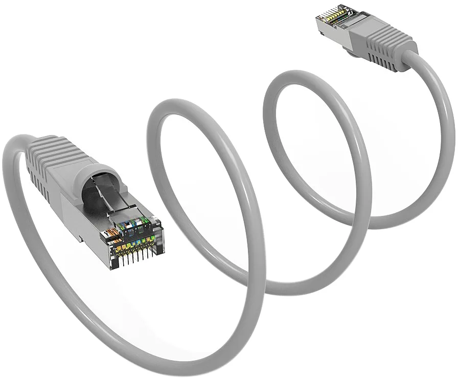 Nippon Labs Nippon Labs 60CAT7-8GY network ethernet cable Cat7 8 ft Gray — product photo