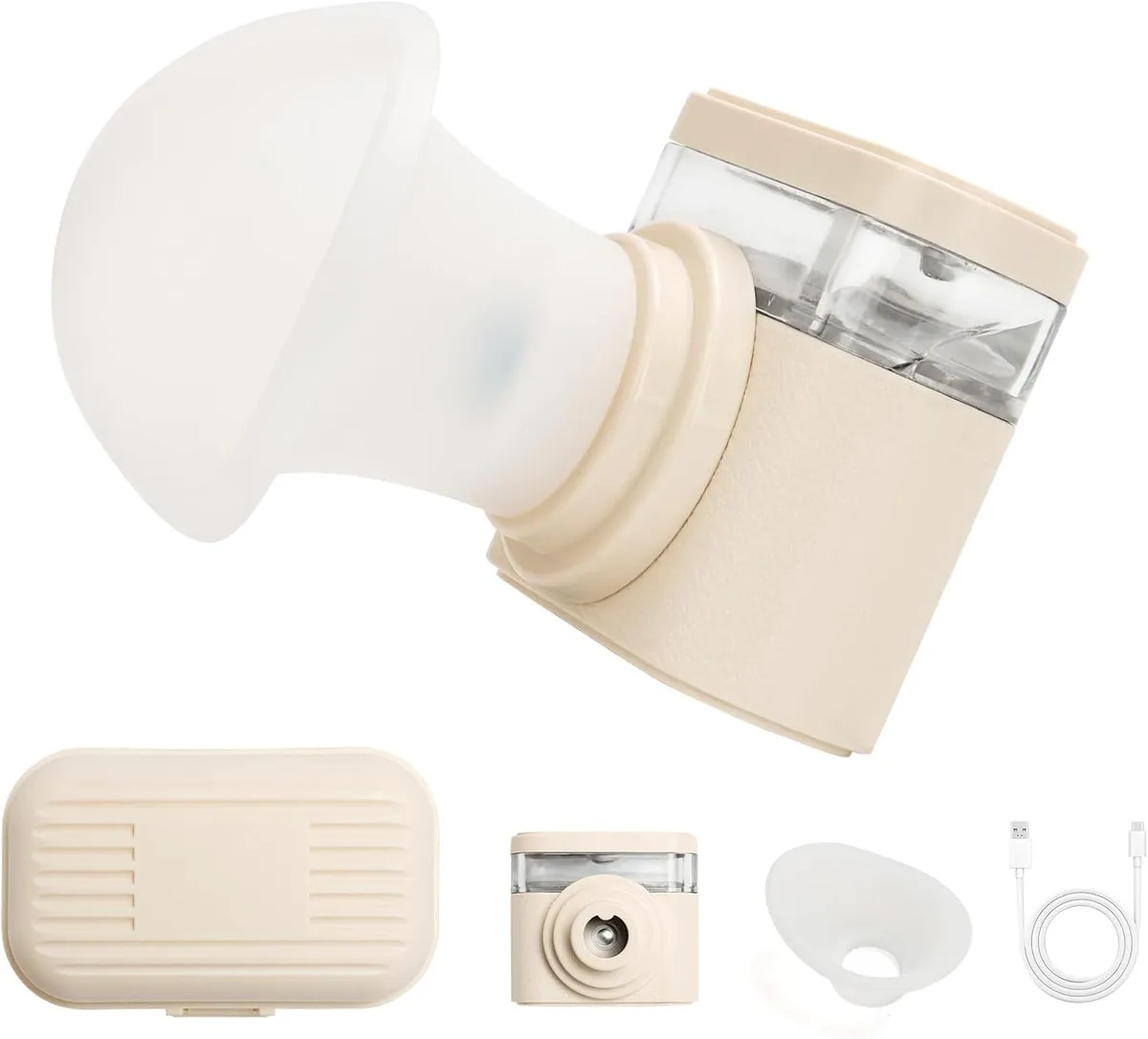  Jepiu Portable Heated Eye Steamer Beige 1000mAh — product photo