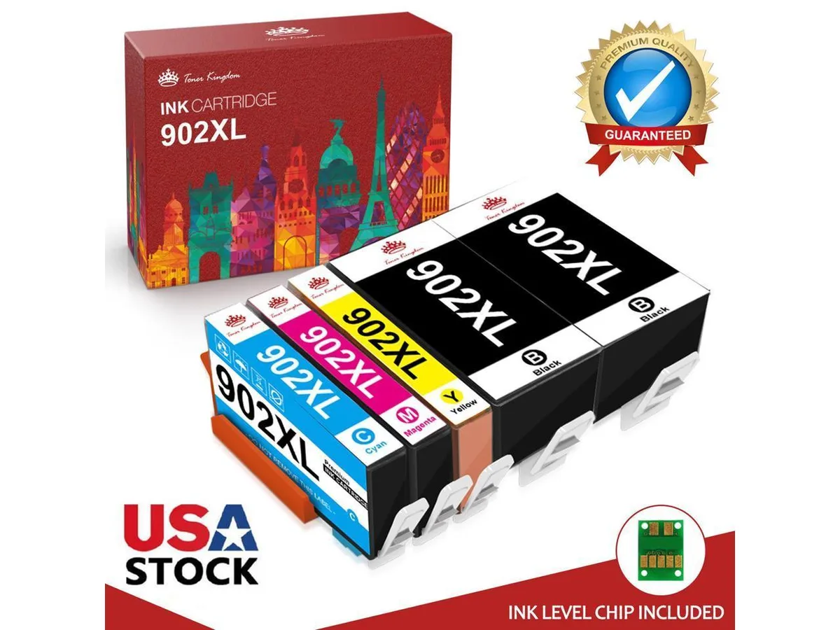V4ink V4ink 902 XL Ink Cartridges 5 Pack 2BK CMY — product photo