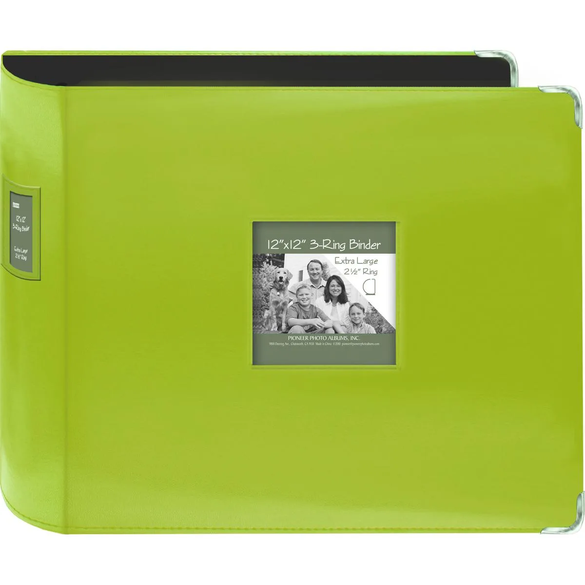 Pioneer Photo Albums Pioneer Photo Albums Scrapbook Jumbo Binder 12x12" 3 D-Ring 2.5" Lime — product photo