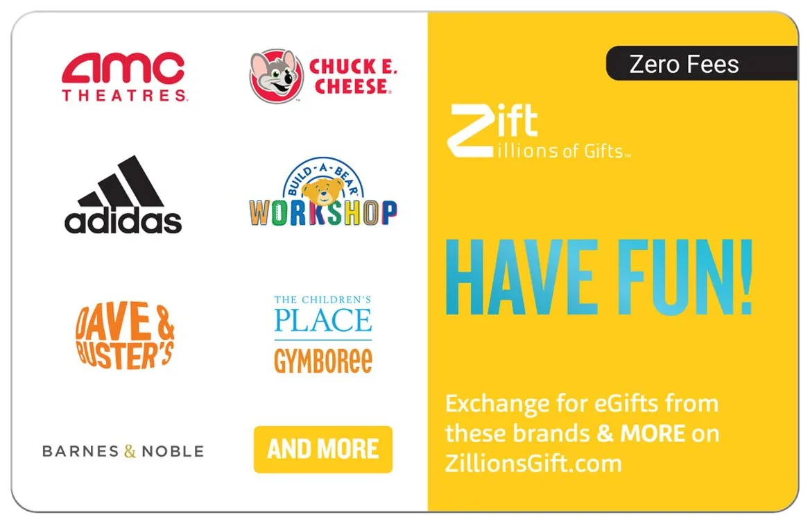 Zift Zillions of Gifts Zift Zillions of Gifts ZFT-D-V-08_7500 $75 Specialty Retail — product photo