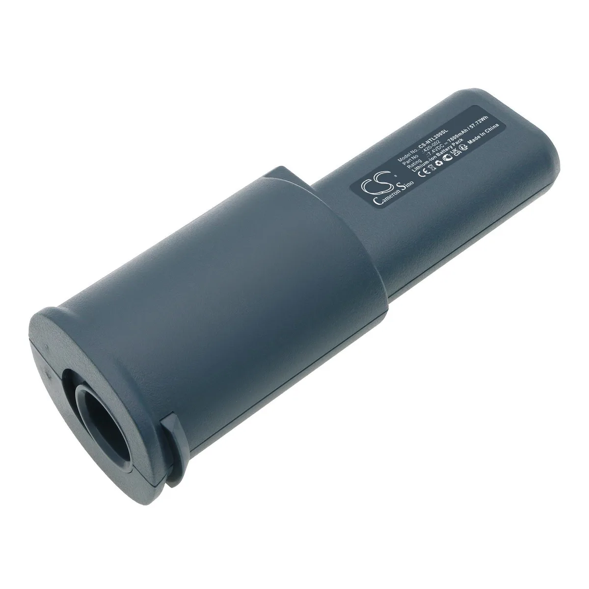 Rectangular replacement battery pack with label, new condition