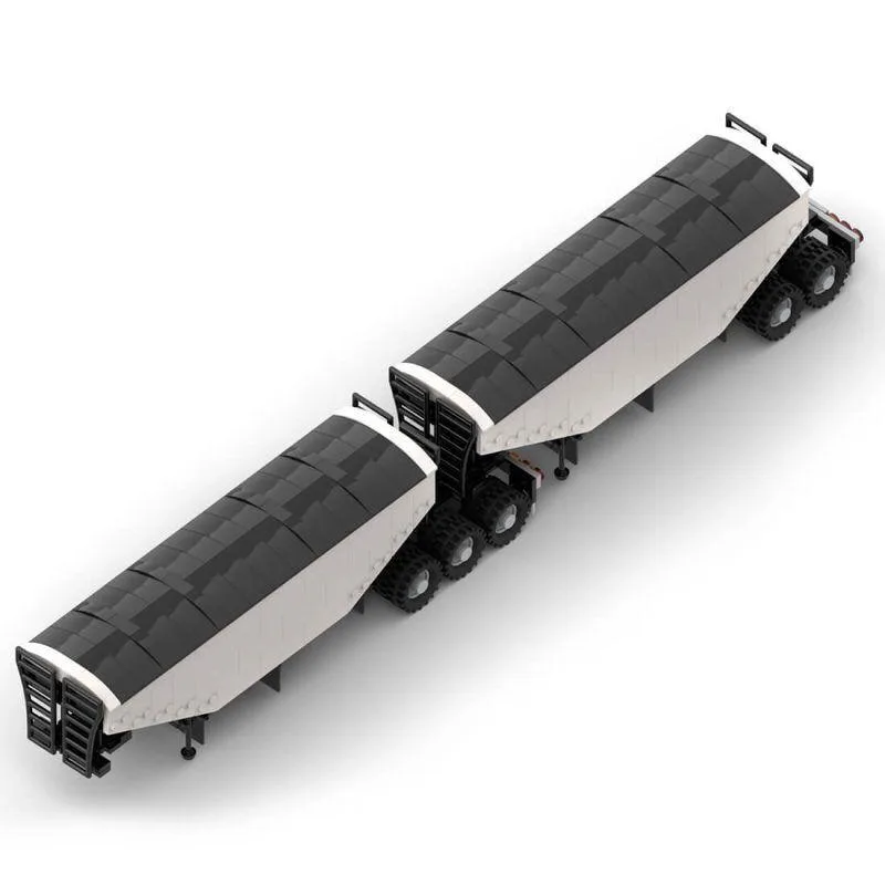 ZITIANYOUBUILD ZITIANYOUBUILD MOC-58576 Grain Trailers Train 747 Parts — product photo