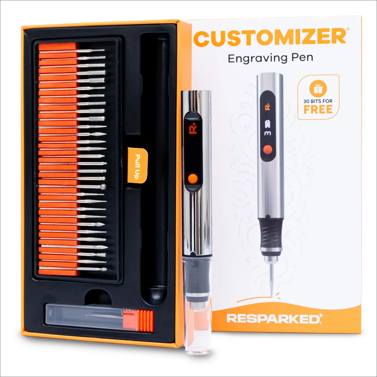 Traditions (Generic) Traditions (Generic) Resparked Pen Engraving Tool Silver 30 Bits 7.7 oz — product photo