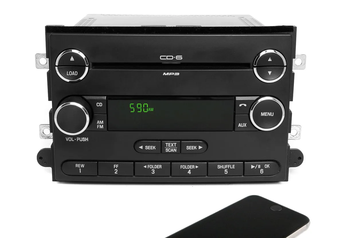 1 Factory Radio 1 Factory Radio 8E5T-18C815-BF AM FM CD Bluetooth receiver — product photo