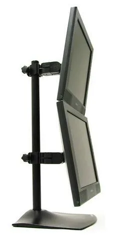 Ergotron Ergotron DS100 Dual Monitor Desk Stand 2x LCD Vertical Black — product photo