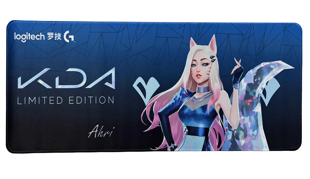 Logitech Logitech League of Legends KDA Ahri Limited Edition Desk Mat 70x30cm Blue — product photo