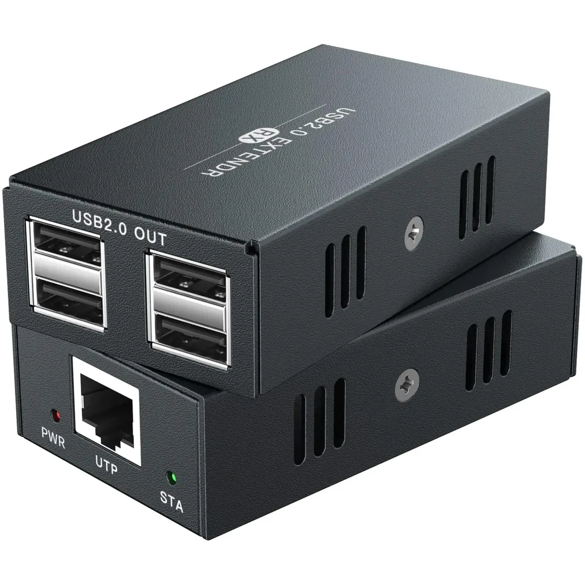 YINGHUA YINGHUA USB 2.0 Extender 4-Port Hub 50m Cat5e/6 AU Plug — product photo