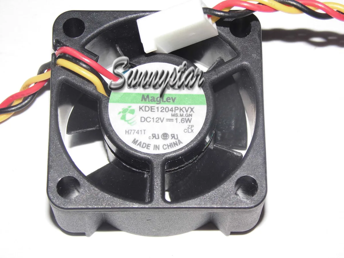 SunnyStar Co., Ltd SunnyStar Co., Ltd KDE1204PKVX MS.M.GN 40*20mm Maglev 3 Pin case fan — product photo