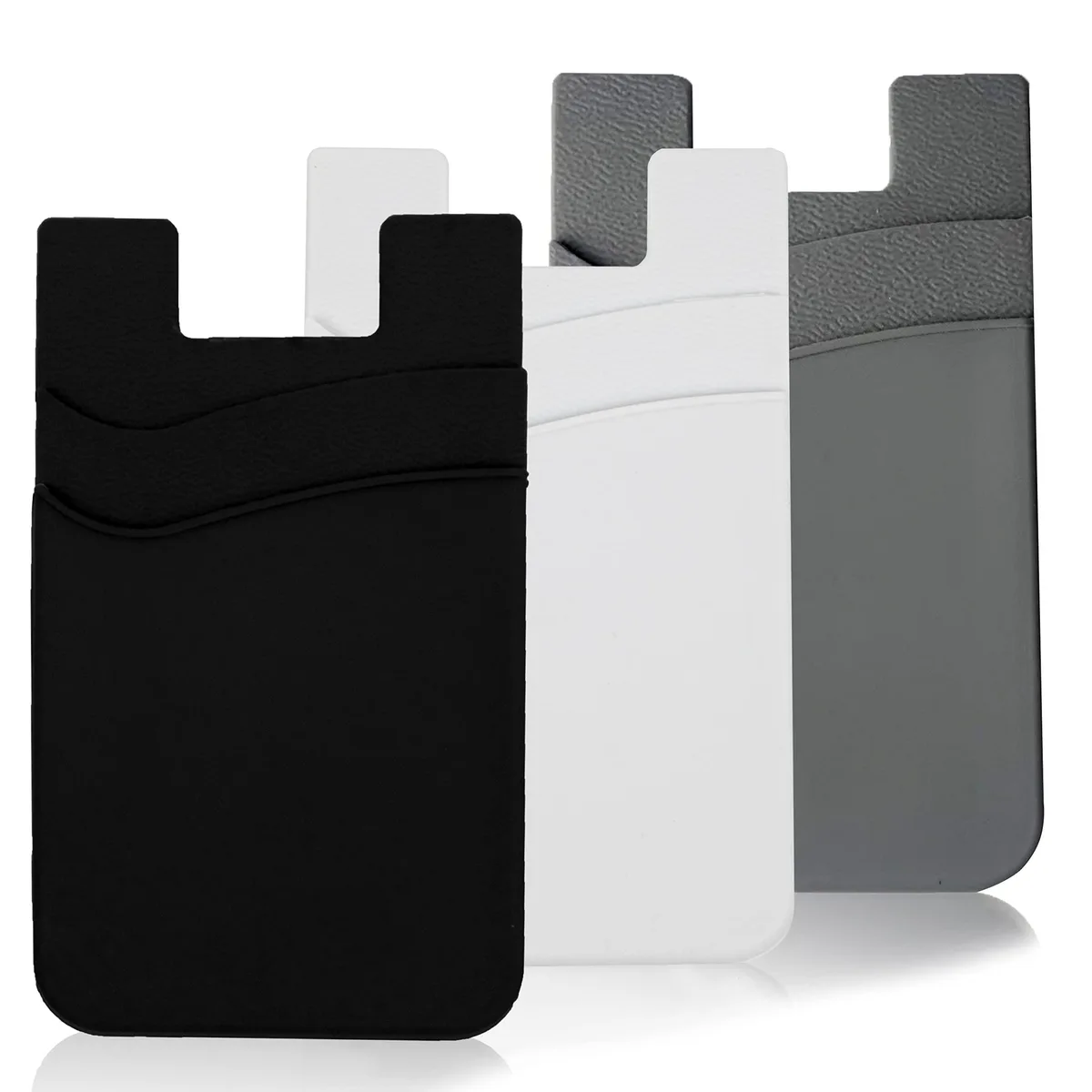 No Sew No Sew Mq-pw-bwg-2 wallet 3-pack silicone card holder 20g — product photo