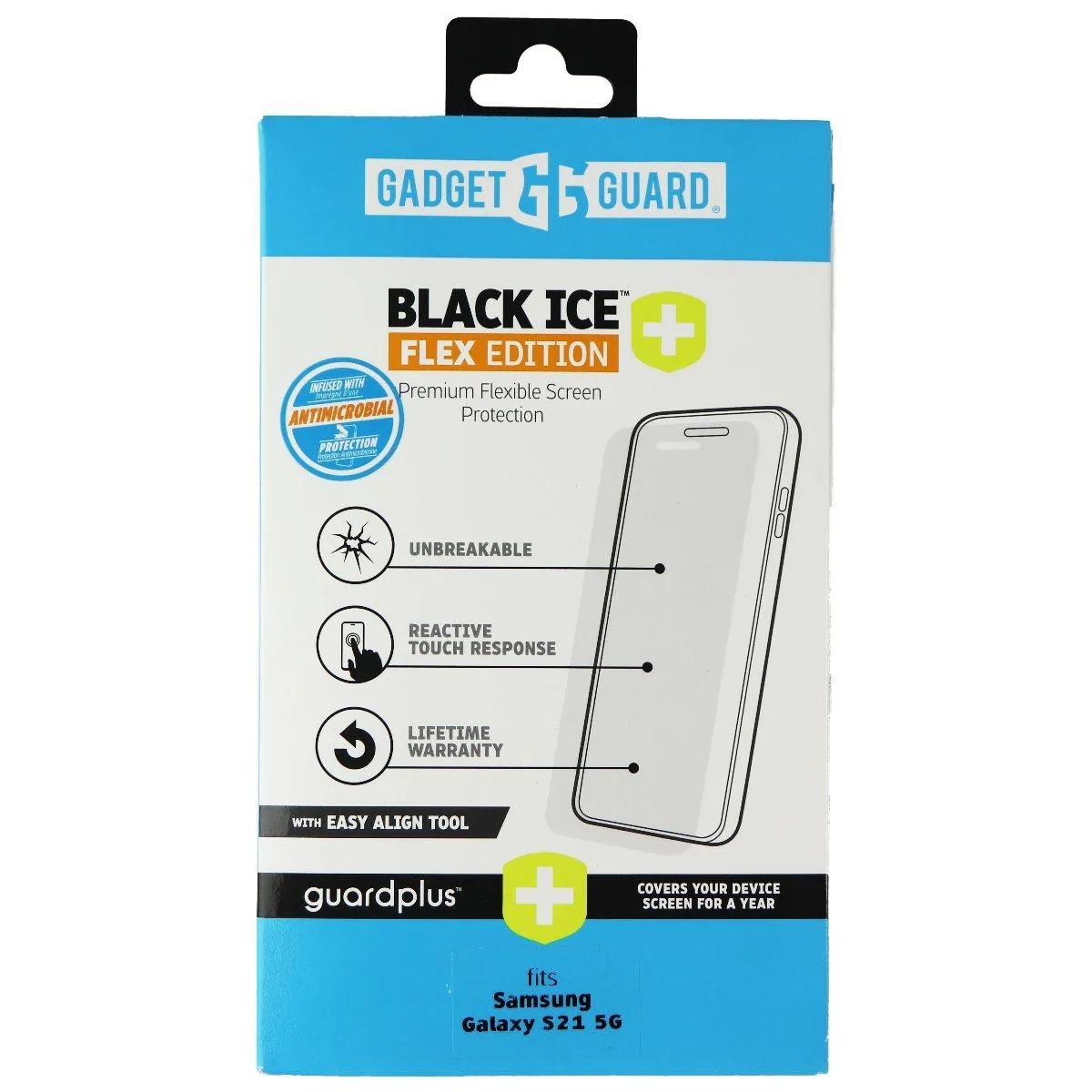 Invisible Gadget Guard Invisible Gadget Guard Black Ice+ Flex Edition Cover for Samsung Galaxy S21 5G — product photo
